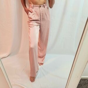Stylish Pink Wide-Leg Pants
